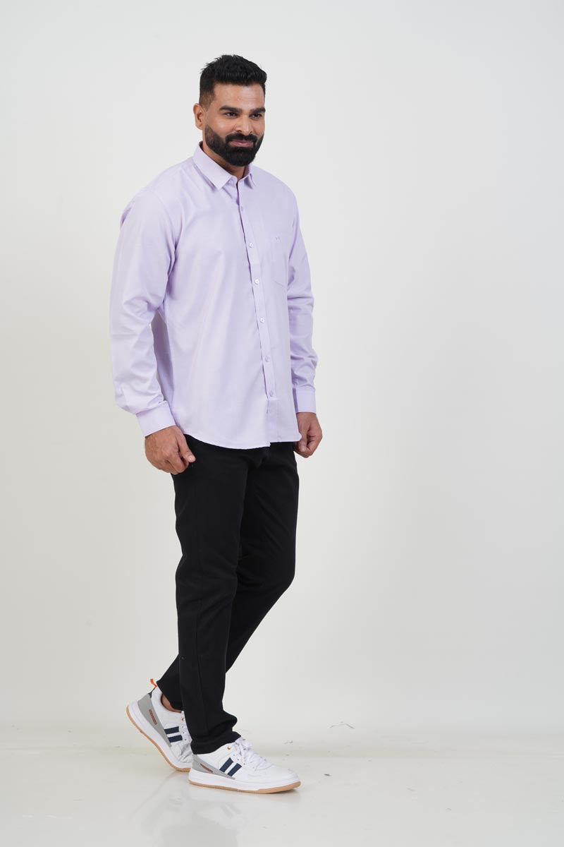 STRACK Men’s Premium Formal Shirt – Lavender – Full Sleeve