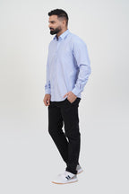 STRACK Men’s Premium Formal Shirt – Pastel Blue – Full Sleeve