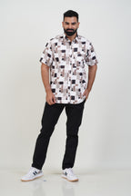 Buy 2 Get 1 Free - Freeco Print Shirt - Half Sleeve - Assorted color