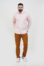 STRACK Men’s Premium Formal Shirt – Light Peach – Full Sleeve
