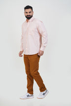 STRACK Men’s Premium Formal Shirt – Light Peach – Full Sleeve