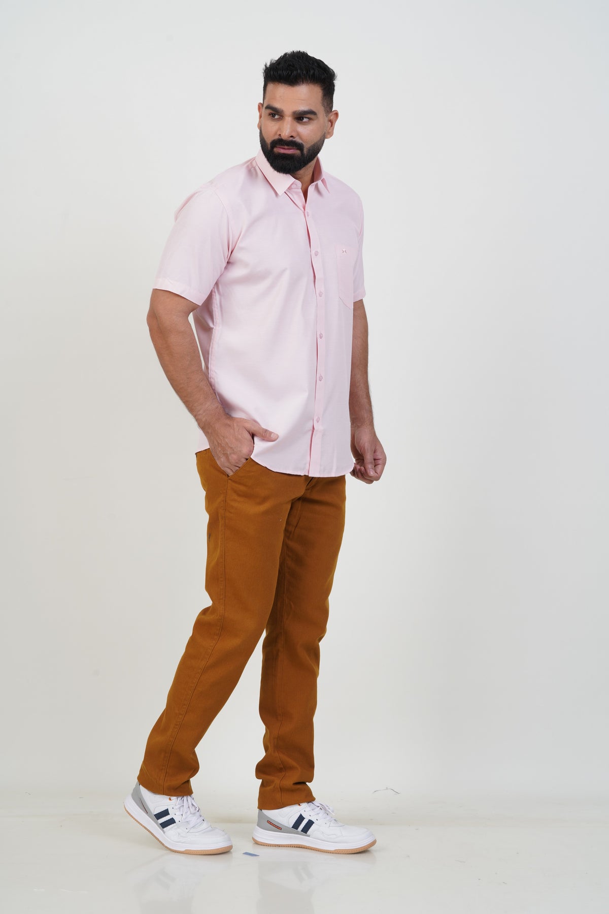 Strack Men’s Premium Formal Shirt – Light Pink – 77501