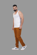 Magic Vest RN – Men’s Classic Round Neck Sleeveless Inner Vest – White