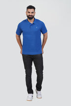 ZEST Men’s Premium Polo T-Shirt – Royal Blue – Half Sleeve