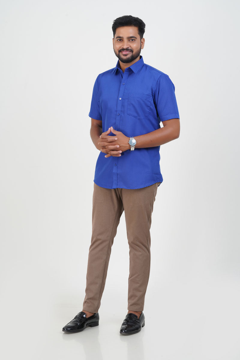 Cool Club Plus Men’s Formal Shirt – Royal Blue-31005