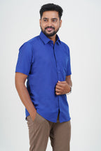Cool Club Plus Men’s Formal Shirt – Royal Blue-31005