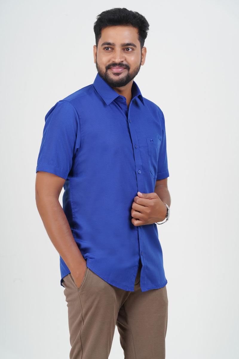 Cool Club Plus Men’s Formal Shirt – Royal Blue-31005