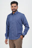 Cool Club Plus Men’s Formal Shirt – Steel Blue – Full Sleeve