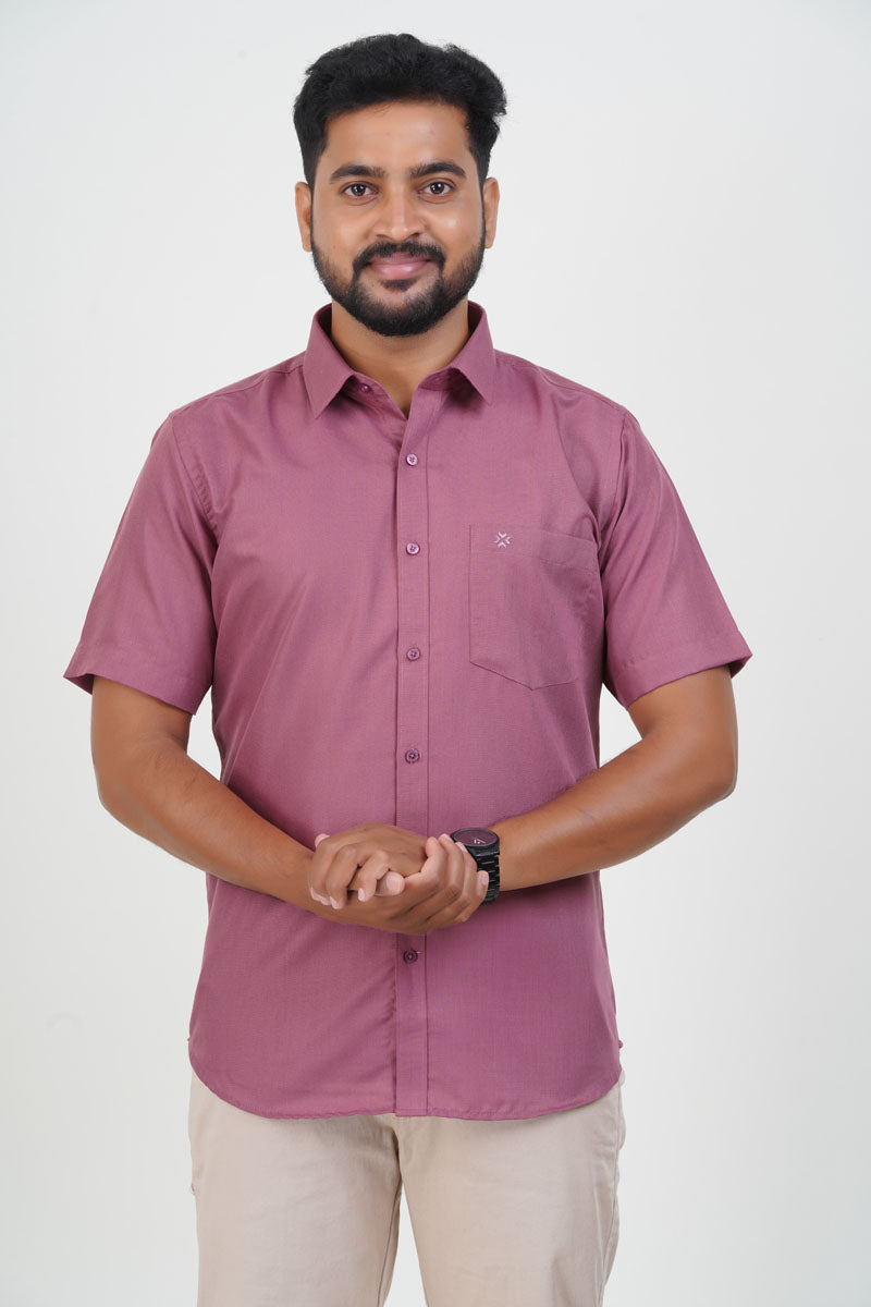 Cool Club Plus Men’s Formal Shirt – Dusty Pink – 31032