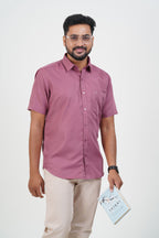 Cool Club Plus Men’s Formal Shirt – Dusty Pink – 31032