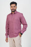 Cool Club Plus Men’s Formal Shirt – Dusty Pink – Full Sleeve