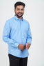 Cool Club Plus Men’s Formal Shirt– Sky Blue – Full Sleeve