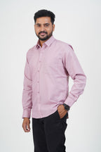 Cool Club Plus Men’s Formal Shirt – Light Pink – Full Sleeve