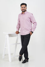 Cool Club Plus Men’s Formal Shirt – Light Pink – Full Sleeve
