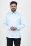 Orgia Men’s Premium Formal Shirt – Ice Blue – Full Sleeve
