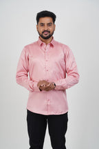 Orgia Men’s Premium Formal Shirt – Rose Pink – Full Sleeve