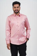 Orgia Men’s Premium Formal Shirt – Rose Pink – Full Sleeve