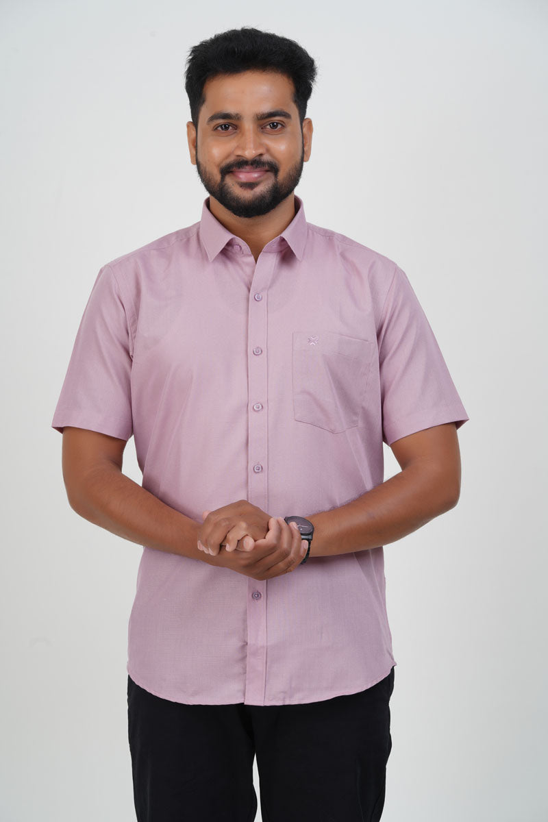 Cool Club Plus Men’s Formal Shirt – Light Pink – 31030