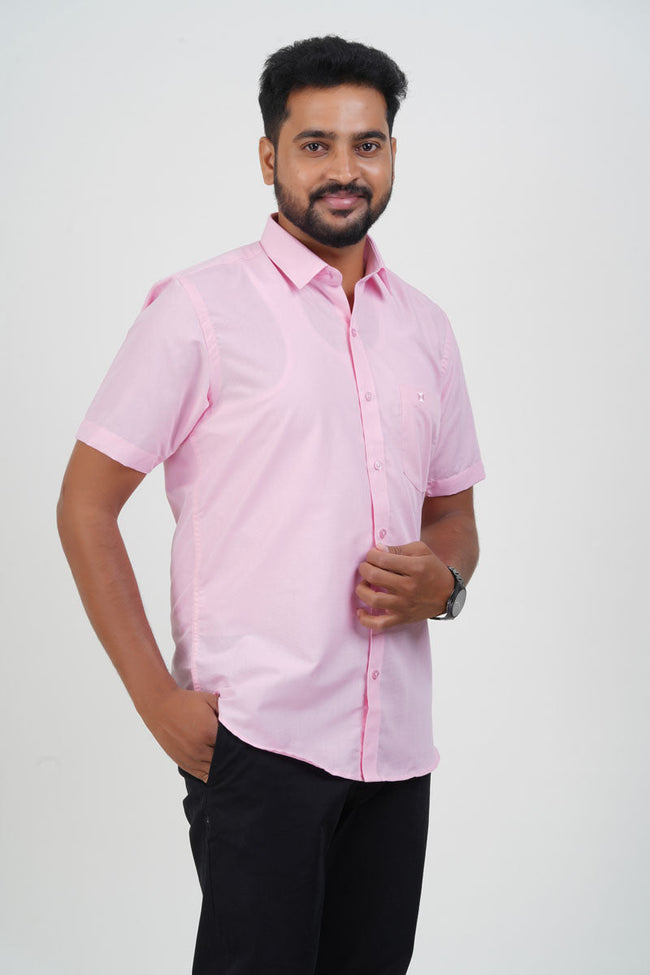 Cool Club Plus Men’s Formal Shirt– Pink- 31001 Main Image