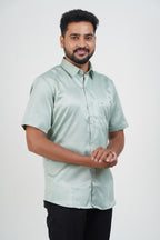 Orgia Men’s Premium Formal Shirt – Sage Green – 17514
