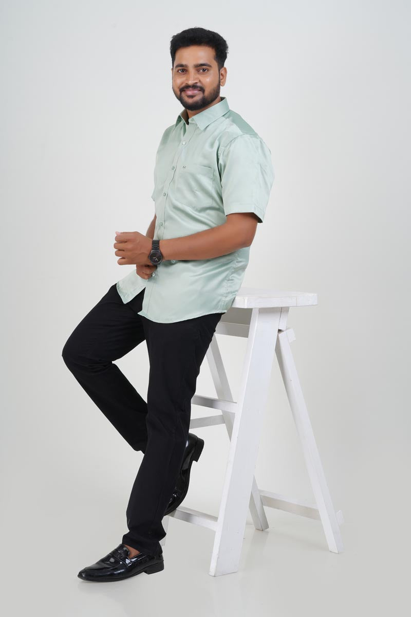 Orgia Men’s Premium Formal Shirt – Sage Green – 17514
