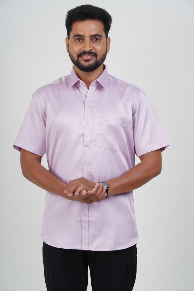 Orgia Men’s Premium Formal Shirt – Light Lavender – 17512 Main Image
