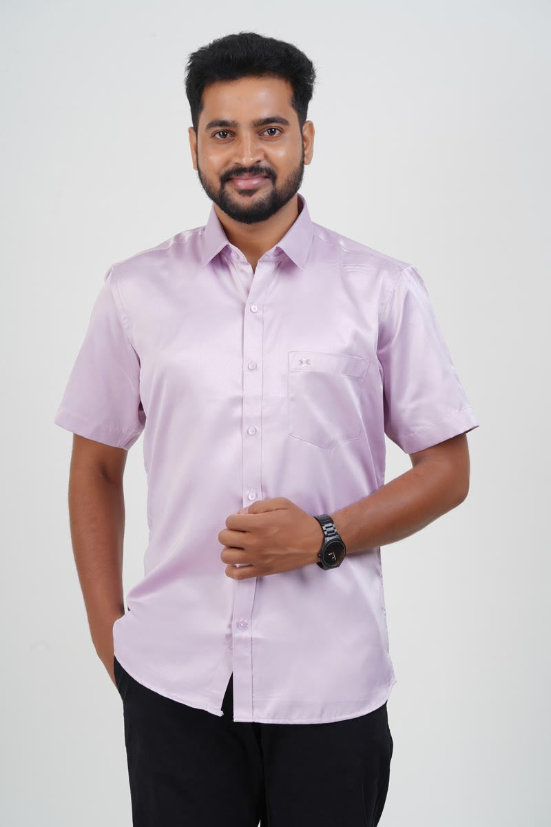 Orgia Men’s Premium Formal Shirt – Light Lavender – 17512