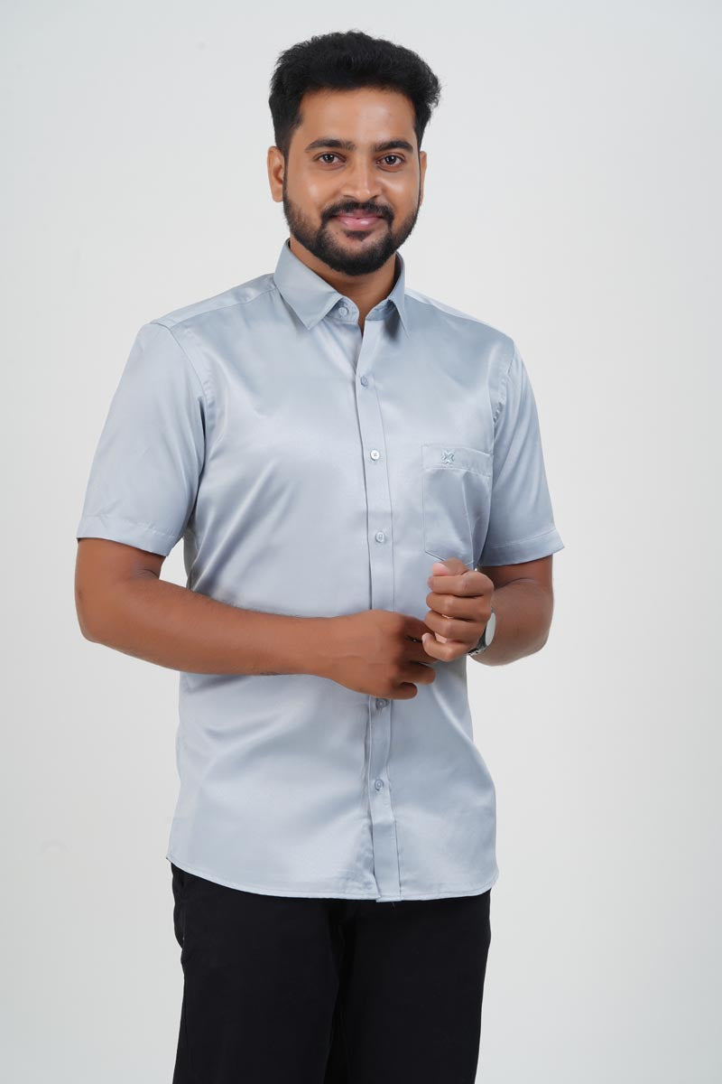 Orgia Men’s Premium Formal Shirt – Powder Blue – 17505