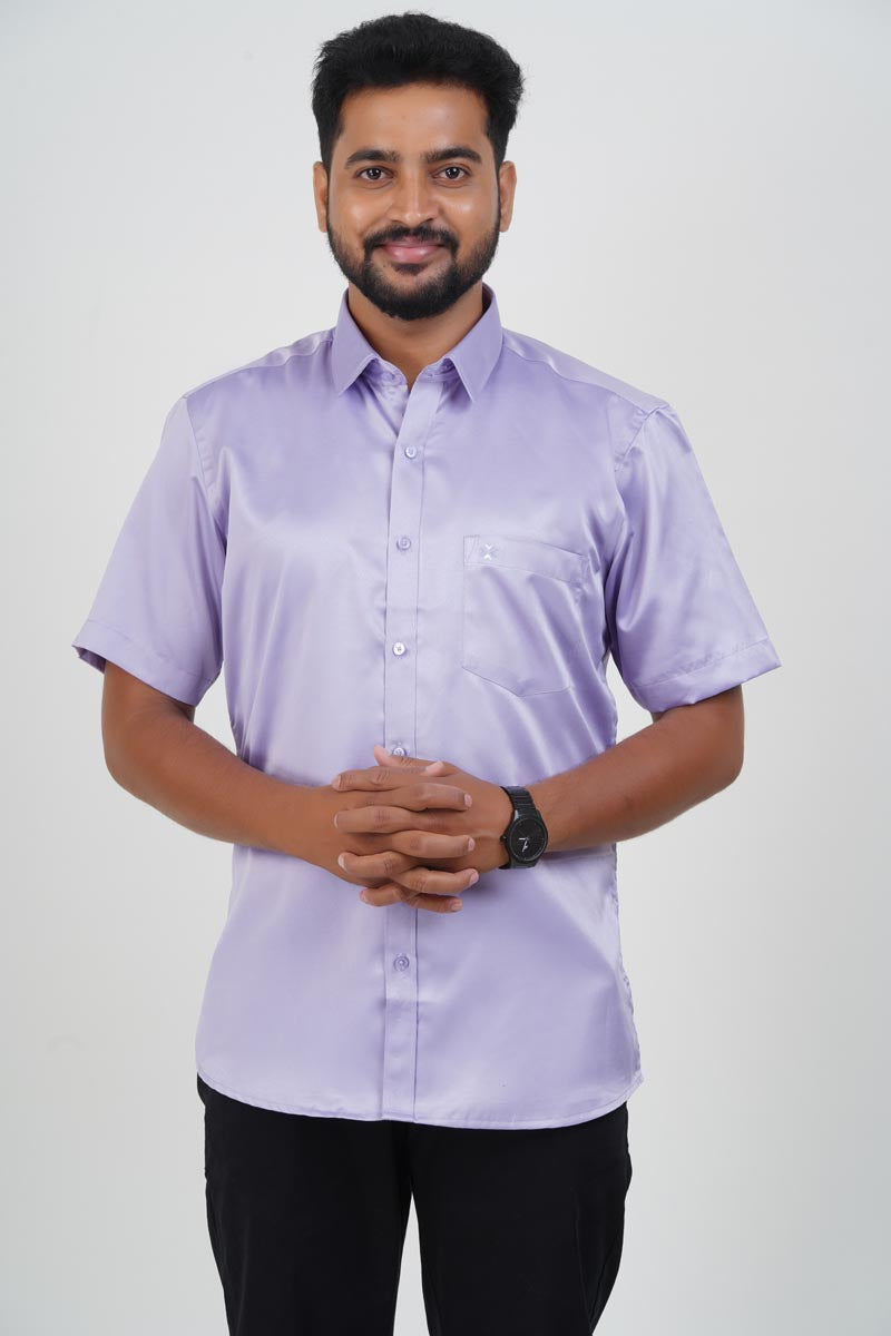 Orgia Men’s Premium Formal Shirt – Lavender – 17513