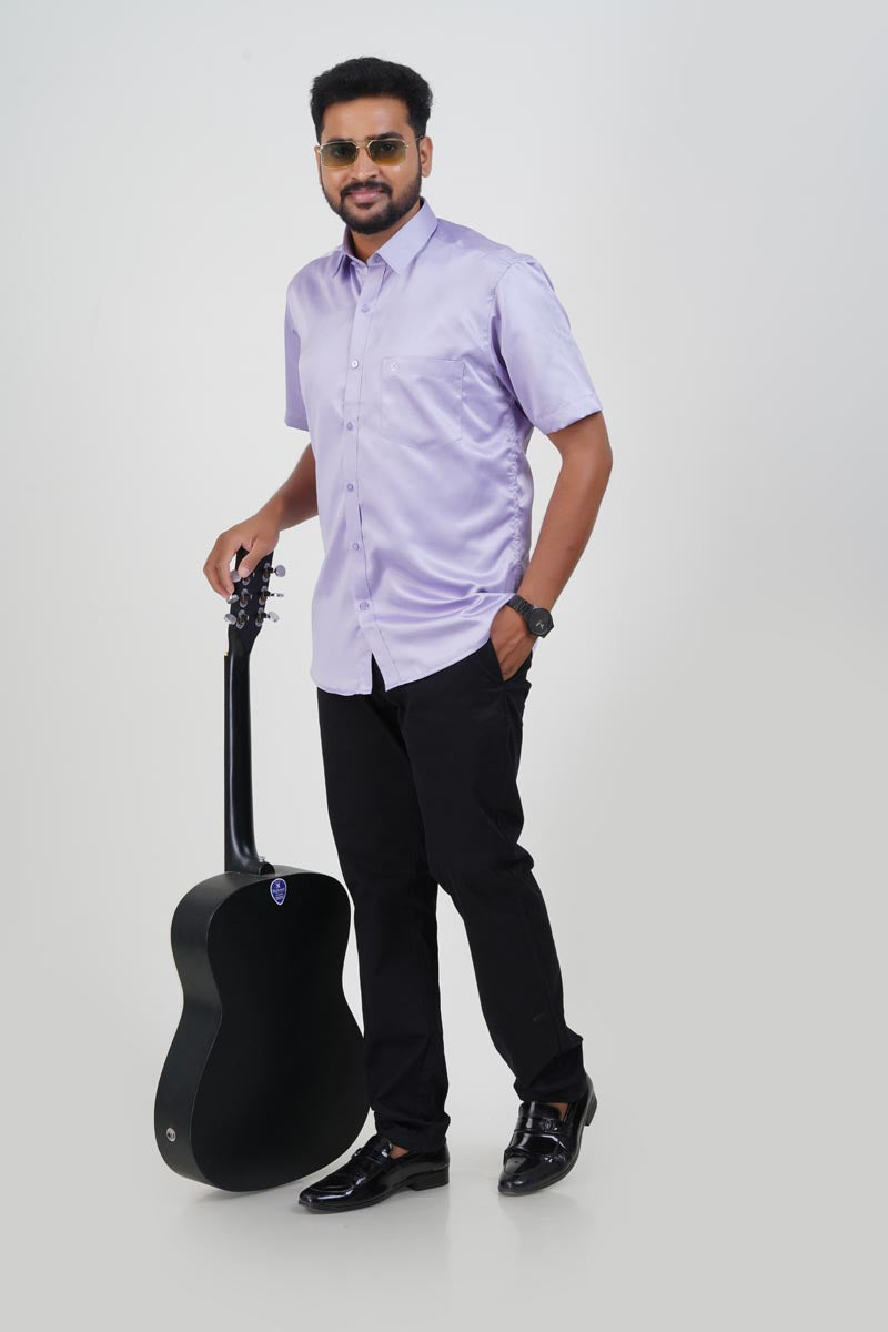 Orgia Men’s Premium Formal Shirt – Lavender – 17513
