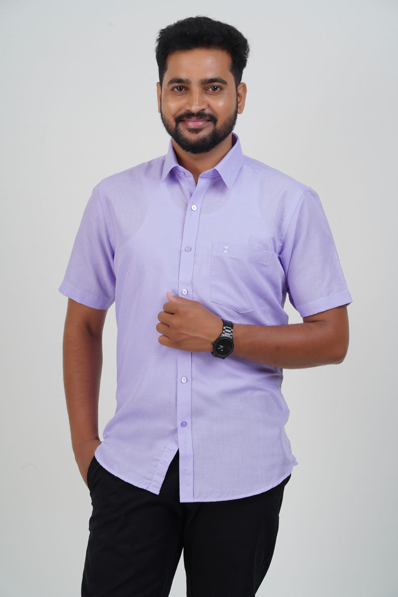 Cool Club Plus Men’s Formal Shirt – Light Lavender – 31031
