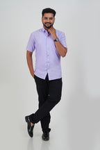 Cool Club Plus Men’s Formal Shirt – Light Lavender – 31031