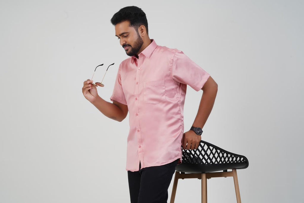 Orgia Men’s Premium Formal Shirt – Rose Pink – 17503