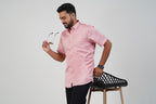 Orgia Men’s Premium Formal Shirt – Rose Pink – 17503