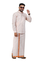 Vaibhav Copper Tissue Single Set-Full Sleeve