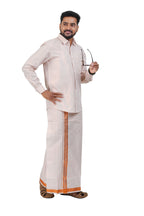 Vaibhav Copper Tissue Single Set-Full Sleeve