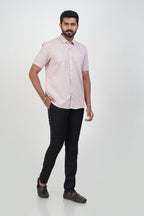 Yamaha Men’s Formal Shirt – Soft Blush Pink –9203