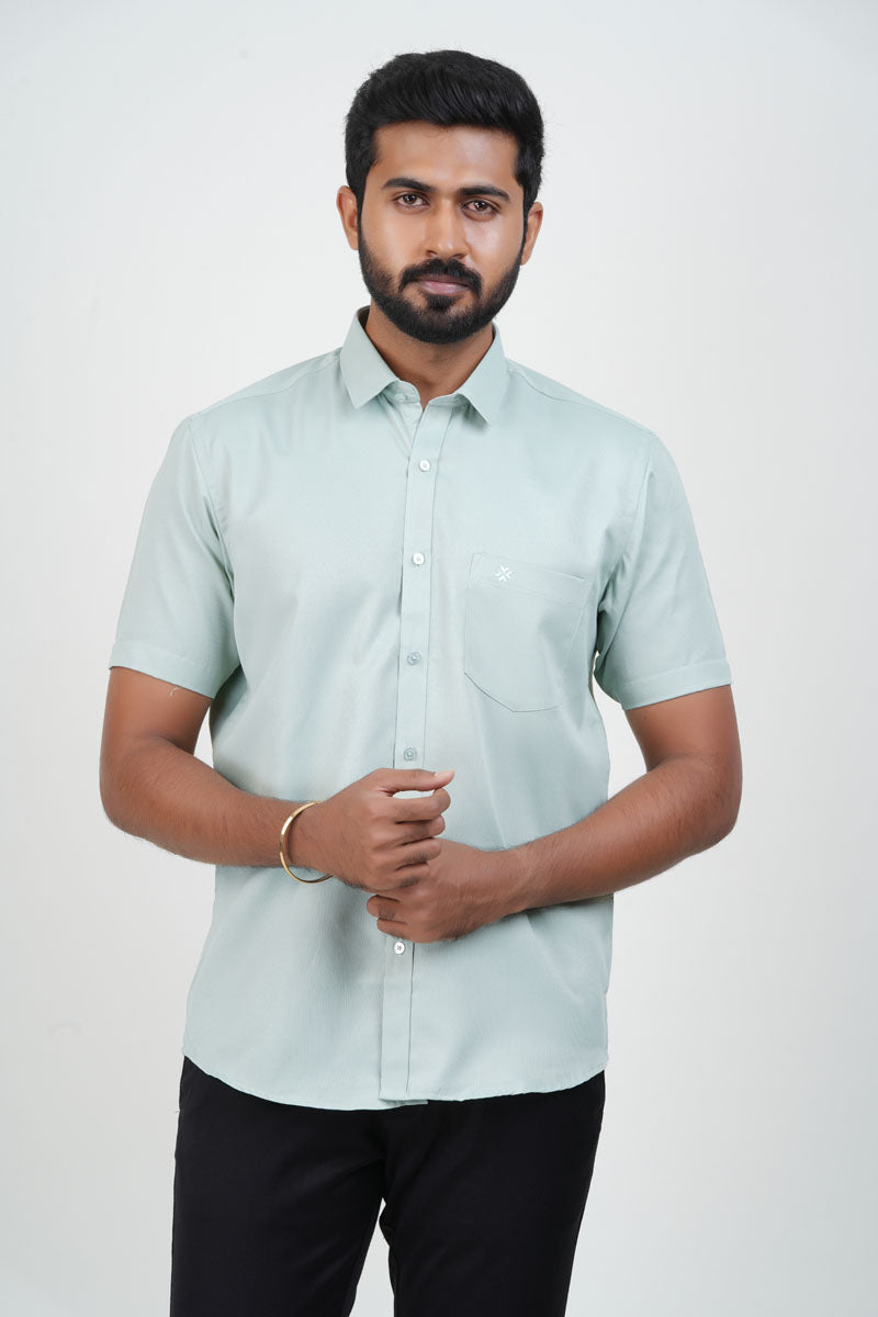 Yamaha Men’s Formal Shirt – Sage Green – 9205
