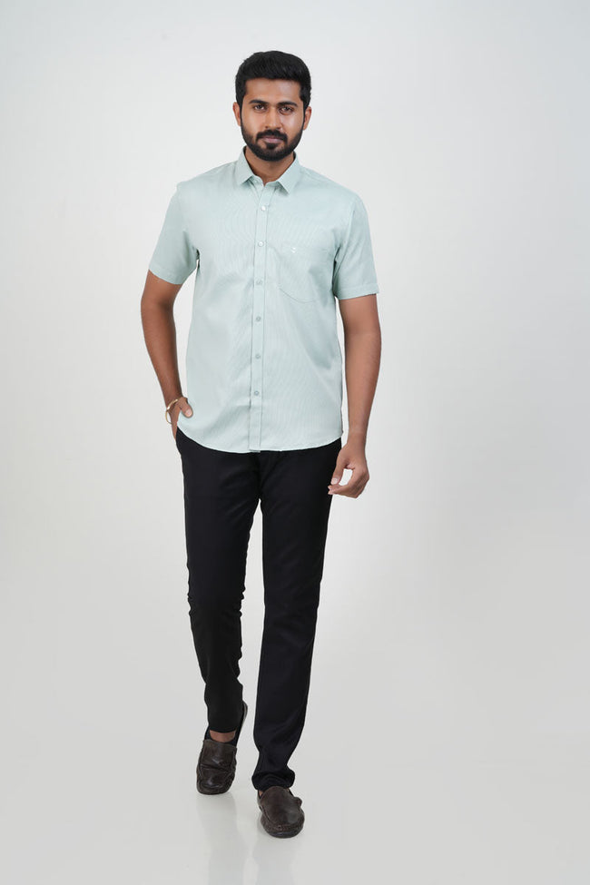 Yamaha Men’s Formal Shirt – Sage Green – 9205 Main Image