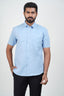 Yamaha Men’s Formal Shirt – Sky Blue – Half Sleeve