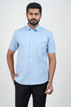 Yamaha Men’s Formal Shirt – Pastel Blue – 9204