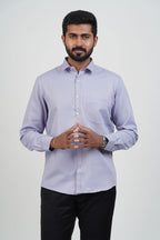 Yamaha Men’s Formal Shirt – Light Lavender – Full Sleeve