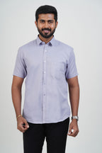 Yamaha Men’s Formal Shirt – Light Lavender – 9201