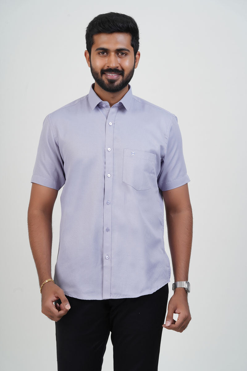 Yamaha Men’s Formal Shirt – Light Lavender – 9201