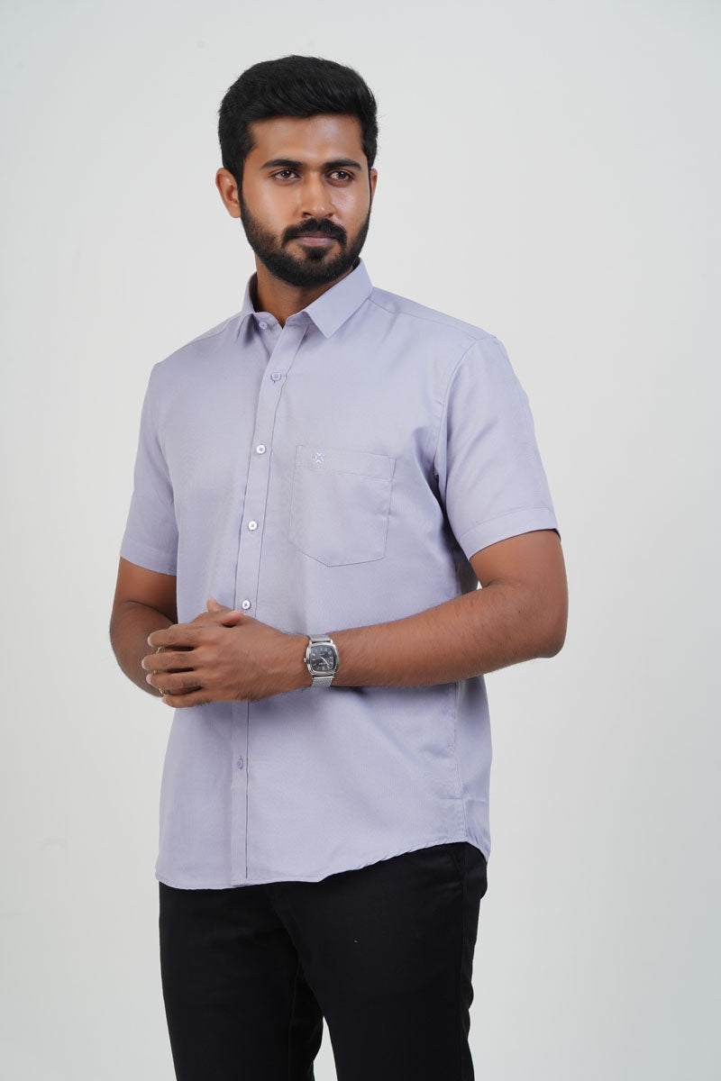 Yamaha Men’s Formal Shirt – Light Lavender – 9201
