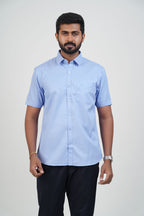 Newyork Men’s Formal Shirt – Pastel Blue – 90506