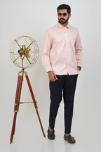 Newyork Men’s Formal Shirt – Blush Pink – Full Sleeve