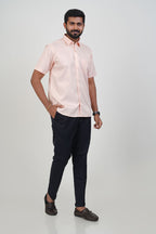 Newyork Men’s Formal Shirt – Blush Pink – 90502