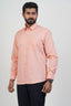 Newyork Men’s Formal Shirt – Peach – Full Sleeve