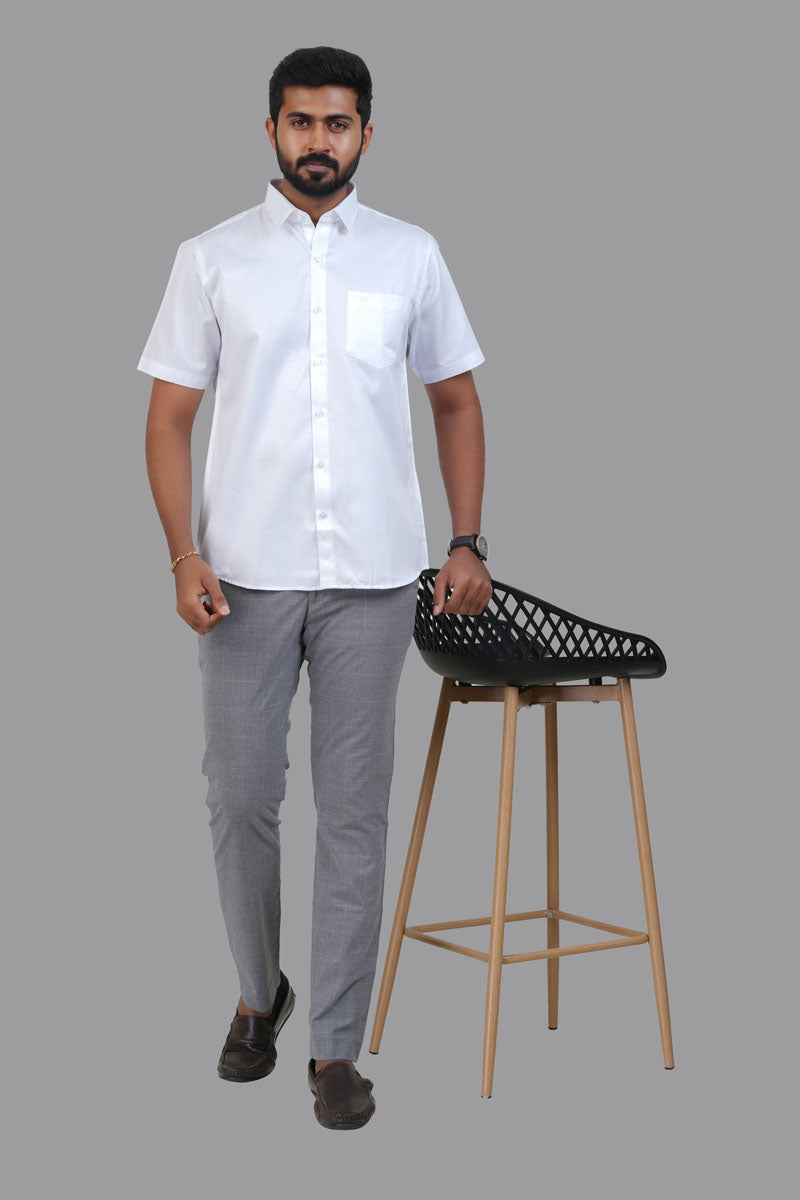 Fair White Premium Shirt – Half Sleeve